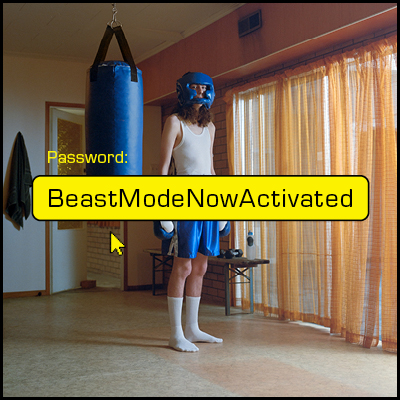 password: BeastModeNowActivated