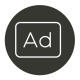 Ad icon.